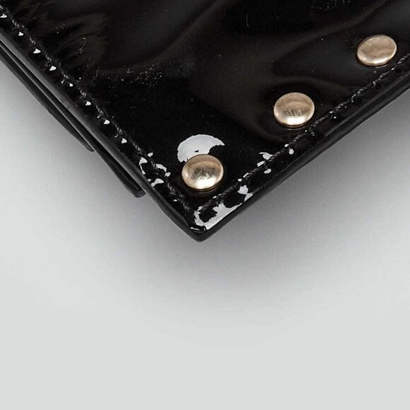 Valentino Black Patent Leather Rockstud Triple Zip Crossbody Bag - Picture 5 of 12